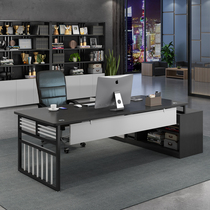 Boss table simple modern luxury boss desk General Manager big Pantai boss new Chinese style big board table and chair
