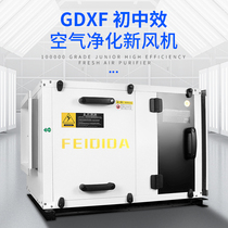 Air purification fresh air system unit Commercial ventilation cabinet Coarse effect Junior high effect filtration positive pressure negative pressure fan