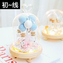 Newborn baby fetal hair souvenir diy homemade baby baby hair deciduous teeth umbilical cord preservation box collection bottle ornaments gift