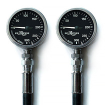 Submersible bin Razor GoSideMount SPG side hanging residual pressure gauge set technology diving