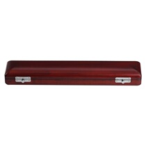 New solid wood flute head box mahogany flute box curved box instrument storage box large spot
