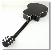 Export electric box piano 40 inch Basswood AG40 matte black high-grade folk notched acoustic guitar jita