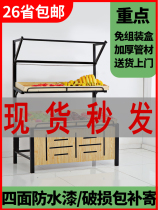 New supermarket steel-wood shelf Snack snack food cabinet Store convenience store bulk display cabinet Candy cabinet