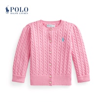 Ralph Lauren Rav Lauren baby girl 22 years early spring twisted knit cardioverknit cardiovert RL36763