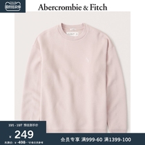 Abercrombie & Fitch Mens Sweatshirt AF Logo Round Neck Long Sleeve Sweatshirt 307845-1af