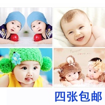 Beautiful baby poster Pregnant woman Dragon and phoenix wedding room female treasure Baby boy Baby boy doll child wedding hang good look pregnant