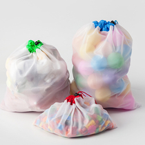 Children's toy storage bag baby plush storage artifact household large capacity transparent god bag finishing box