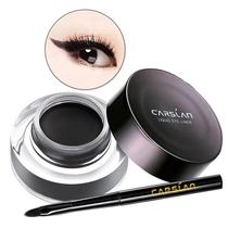 Kazilan big eyes eyeliner cream Pen Waterproof and sweat-proof lasting non-sickness quick-drying eyeliner novice