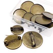 Round thoracic needle touch bra pin diy air - button 2 0 flat - bottom tray chest pin accessories 20 boxes