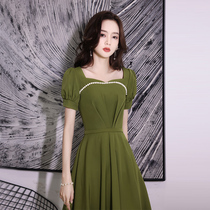 Evening dress Womens summer French high-end light luxury niche high-end can usually wear party host dinner dress