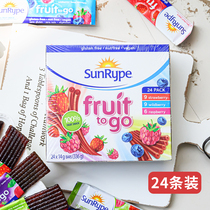 Canada SunRype Natural Fruit Bar Snacks Baby Child Pregnant Women No 1-2 Years Po Add 24 Pieces