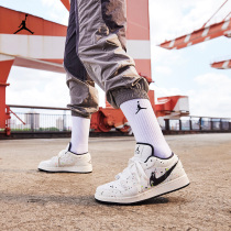 Jordan official Nike JORDAN AIR Jordan 1 LOW SE GS big childrens sports childrens shoes DH3295