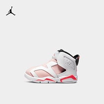 Jordan official Nike Jordan JORDAN 6 LITTLE FLEX Reproduction Infantile Sport Children Shoes DR8499