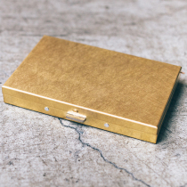 Zero selection Japan PICUS brass red copper business card box desktop metal business mens personality creative storage business card