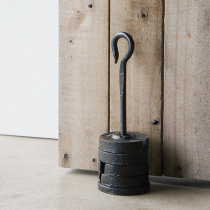 Japan imported PUEBCO vintage American country made old cast iron weight door stopper windproof anti-collision door stopper door stopper