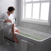 Kohler Silvia Keli household adult bathtub small apartment bath integrated bathtub with drainage