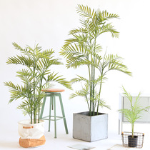 Simulation plant sunflower leaf tree scattered tailed sunflower banana rainforest landscape decoration landscaping green plant fake tree potted coconut