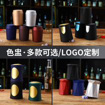 Screen Cup dice cup high-grade bar KTV supplies shake color custom swing box sieve stopper color Cup set