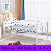 Customized childrens bed stitching bedding cotton machine washing baby bed baby bedding anti-collision four seasons Universal