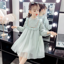 Girls dress for dress Spring 2022 new Yangqi baby Childrens spring and autumn little girl Princess Dresses Birthday Dress