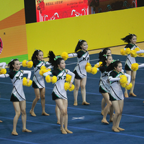 Custom La La gymnastics competition clothing Cheerleading clothing Cheerleading competition clothing aerobics clothing new 19 women