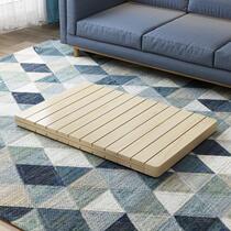 Customized solid wood sofa board hard bed board 1 m 2 waist folding childrens bed board to make single 1 5 m wooden mattress
