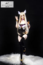2020 new treasure deer doll LOL alaver 1 3 custom doll platinum silicone rubber gel body body body