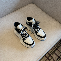 High Quality fashion classic trend is not out of date ~ leather thick bottom casual versatile High board xie