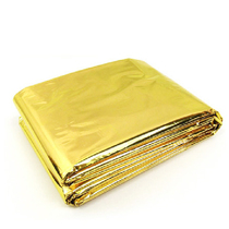 Outdoor first aid insulation sunscreen blanket emergency emergency blanket rescue blanket insulation blanket gold silver 210X160