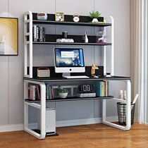 Double simple desktop computer student desk computer desk home integrated bookshelf economic childrens writing desk