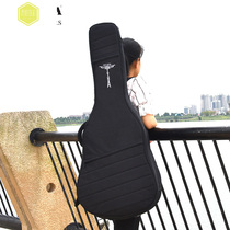 Travel guitar bag 34 36 40 41 inch thick shoulders waterproof folk guitar bag backpack