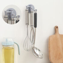 Powerful swivel hook Viscose Toilet Towel Rack Kitchen Wall Shelve Free to punch No-mark adhesive hook