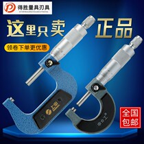 Dry ruler high precision 0 001 digital display small head flat head upper measuring outer diameter by wall thickness gauge electronic micrometer