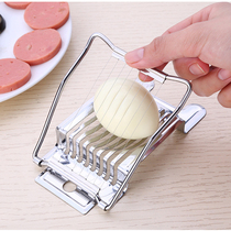 Stainless steel egg cutter egg petal slicer Pine Blossom Egg multi-petal divider Japanese kitchenware creative