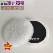 Polished disc 3 inch wool ball 4567 inch rabbit hair wheel waxed disc decontamination polished mirror cover glazed sponge household wheel