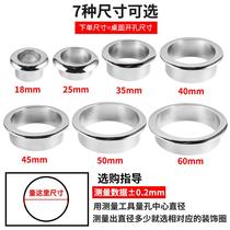 New wear a line hole cover computer desktop table hole cover thread box round decorative ring metal outlet hole protection