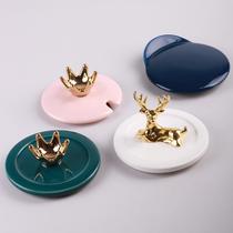 Cup cover single selling ceramic cup lid mark cup cup lid cup lid fitting universal large caliber teacup cup lid