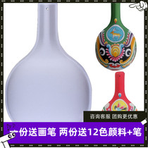 Xian kindergarten horse spoon Facebook handmade material coloring blank hand-painted beauty gourd hand-painted installation