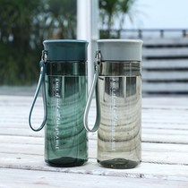 Simple trend space Cup creative personality with tea leak Korean plastic cup male and female student sports outdoor water Cup