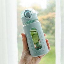 Creative mini glass Japanese cute anti-hot small out water Cup ins Wind fresh forest portable cup