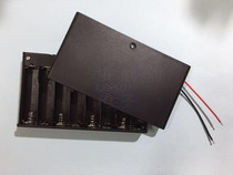 No. 5 8 sections with cover and switch red and black wire battery box AA * 8 Battery Box 12v No. 8 sections