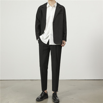 Suit suit male Korean version of the trend student 2021 small suit pants shirt very fairy jacket male ruffian handsome fried street