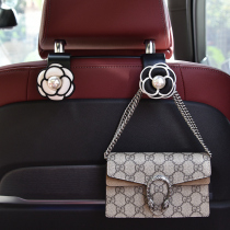 Car adhesive hook interior seat back car cute multifunctional rear car car creative interior jewelry Camellia