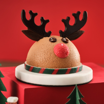 (Electronic coupon) 85 degrees C net red Christmas reindeer Rudolph birthday cake Christmas Eve Cup dessert
