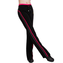 Red dance shoes shape pants female horn dance pants tight training pants slim dance dance pants summer pants