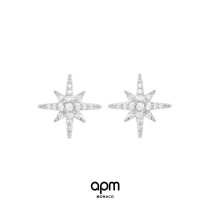 APM Monaco Aqin same model six stars meteor earrings female summer 2021 New Tide luxury gift
