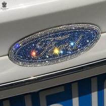 Suitable for Ford car logo diamond Fox Mondeo Carnival wing tiger Forrest modified car sticker diamond