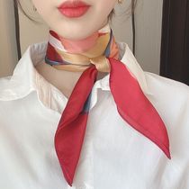 Slow long strip suit small silk scarf female spring and autumn thin ocean fashion temperament headscarf Korean version of Joker scarf