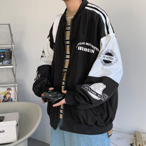 Baseball suit mens jacket spring and autumn trend brand ulzzang jacket top Korean version of the trend wild loose sports coat