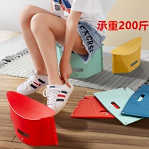 Easy to carry folding small stool household bench living room practical high-end boutique strong fishing military training 2